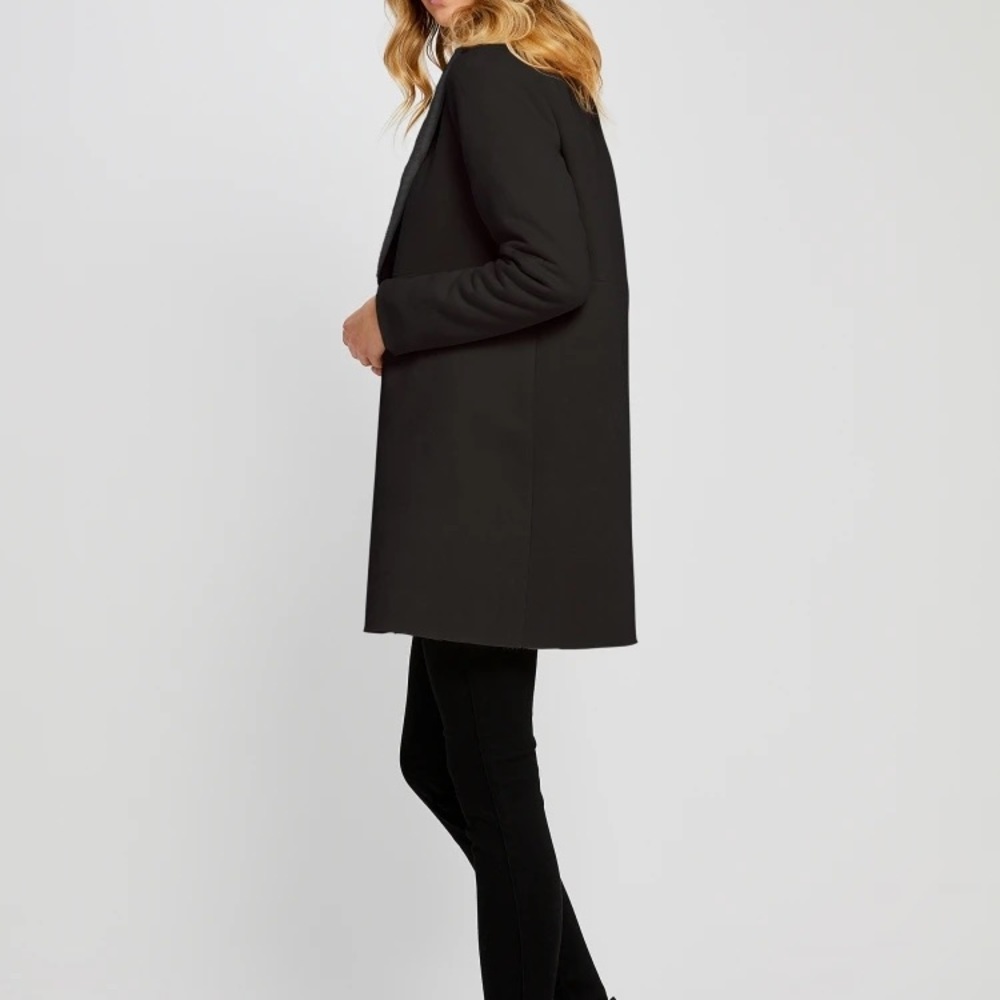 Faux Shearling Button Front Jacket - Picture 2 of 2